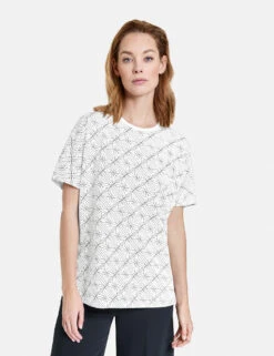 Gerry Weber 1/2 Arm Shirt Mit Logoprint 17 Gerry Weber 1/2 Arm Shirt Mit Logoprint -Feine Mode 12 arm shirt mit logoprint 01