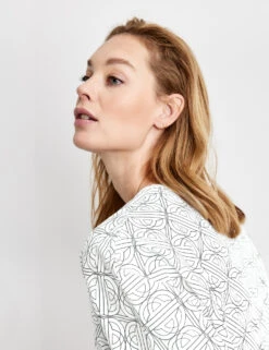 Gerry Weber 1/2 Arm Shirt Mit Logoprint 13 Gerry Weber 1/2 Arm Shirt Mit Logoprint -Feine Mode 12 arm shirt mit logoprint 100