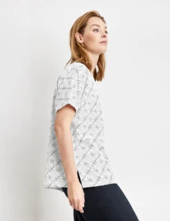 Gerry Weber 1/2 Arm Shirt Mit Logoprint 14 Gerry Weber 1/2 Arm Shirt Mit Logoprint -Feine Mode 12 arm shirt mit logoprint 102