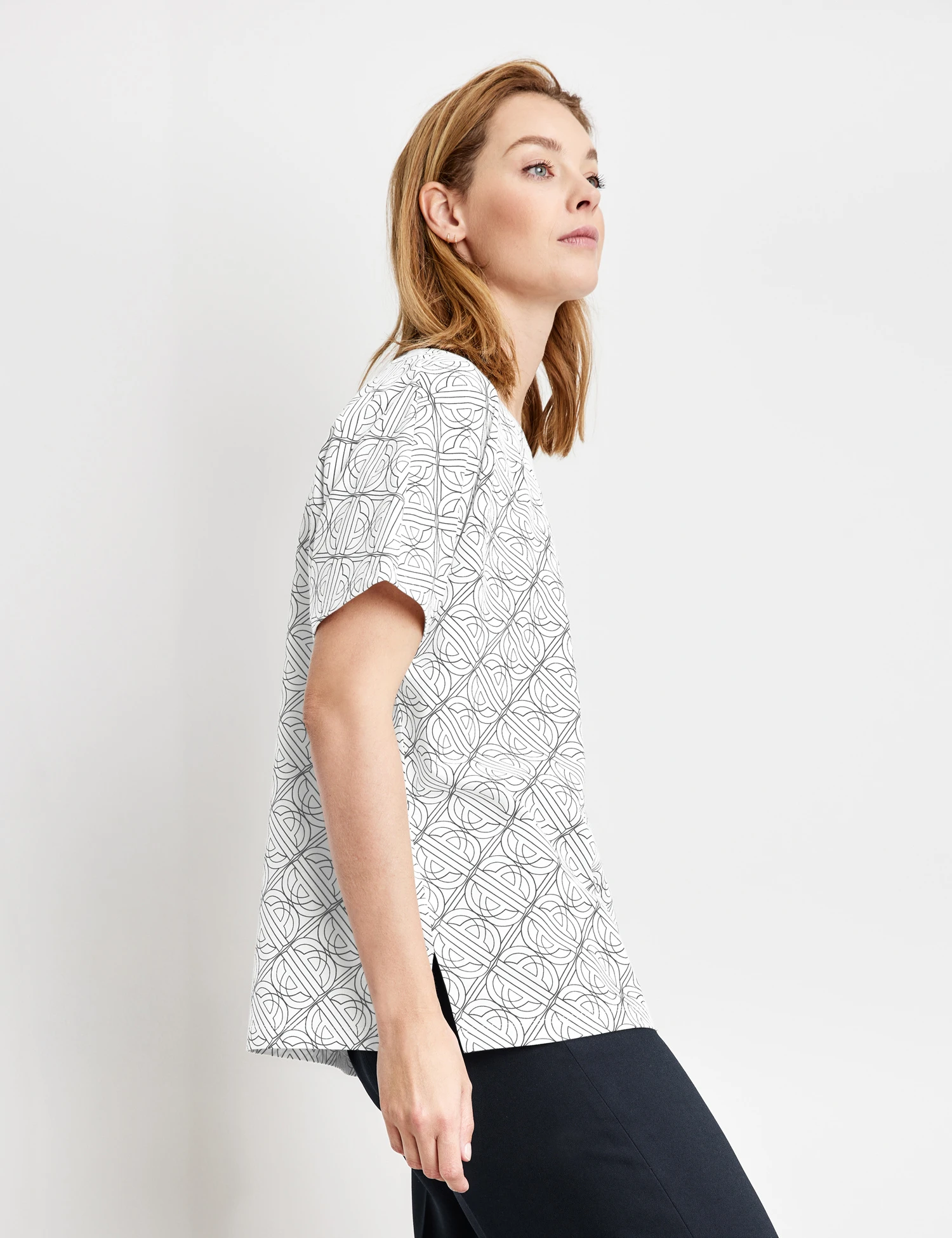 Gerry Weber 1/2 Arm Shirt Mit Logoprint 7 Gerry Weber 1/2 Arm Shirt Mit Logoprint - Image 5