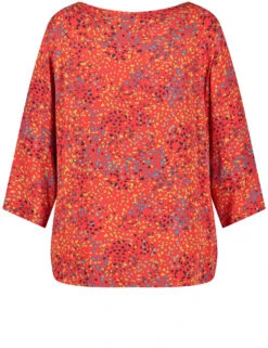 3/4 Arm Bluse Aus Nachhaltiger Qualität -Feine Mode 34 arm bluse aus nachhaltiger qualitaet 03