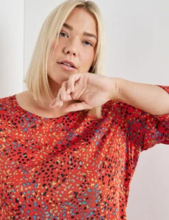 3/4 Arm Bluse Aus Nachhaltiger Qualität -Feine Mode 34 arm bluse aus nachhaltiger qualitaet 100