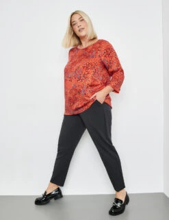 3/4 Arm Bluse Aus Nachhaltiger Qualität -Feine Mode 34 arm bluse aus nachhaltiger qualitaet 102