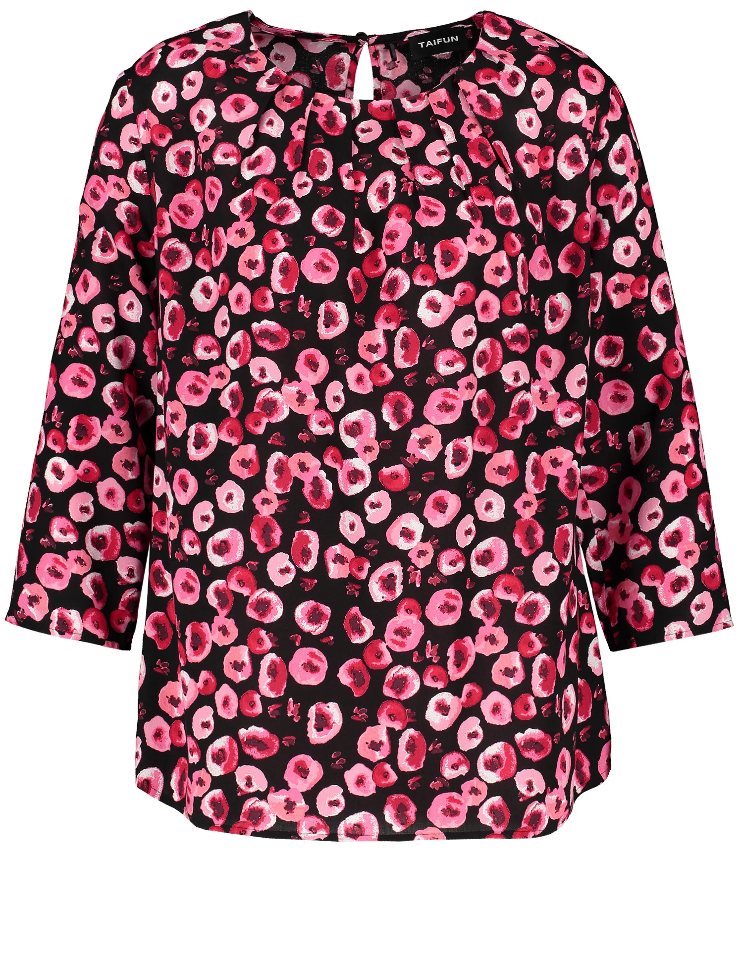 Taifun 3/4 Arm Bluse Mit Allover-Print 4 Taifun 3/4 Arm Bluse Mit Allover-Print - Image 2
