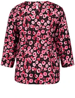 Taifun 3/4 Arm Bluse Mit Allover-Print 11 Taifun 3/4 Arm Bluse Mit Allover-Print -Feine Mode 34 arm bluse mit allover print 03