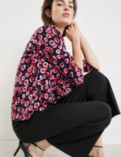 Taifun 3/4 Arm Bluse Mit Allover-Print 13 Taifun 3/4 Arm Bluse Mit Allover-Print -Feine Mode 34 arm bluse mit allover print 102