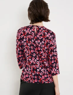 Taifun 3/4 Arm Bluse Mit Allover-Print 14 Taifun 3/4 Arm Bluse Mit Allover-Print -Feine Mode 34 arm bluse mit allover print 104