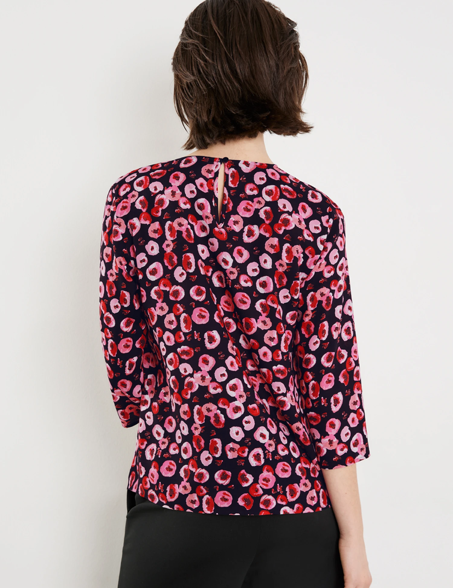 Taifun 3/4 Arm Bluse Mit Allover-Print 8 Taifun 3/4 Arm Bluse Mit Allover-Print - Image 6