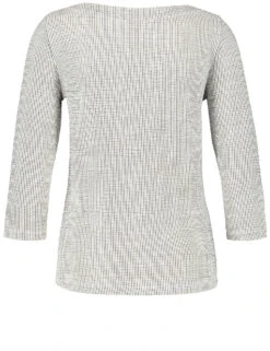 Taifun 3/4 Arm Shirt Aus Struktur-Jersey -Feine Mode 34 arm shirt aus struktur jersey 03