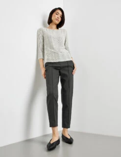 Taifun 3/4 Arm Shirt Aus Struktur-Jersey -Feine Mode 34 arm shirt aus struktur jersey 102