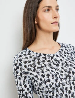 Gerry Weber 3/4 Arm Shirt Mit Ausbrenner-Optik 12 Gerry Weber 3/4 Arm Shirt Mit Ausbrenner-Optik -Feine Mode 34 arm shirt mit ausbrenner optik 100