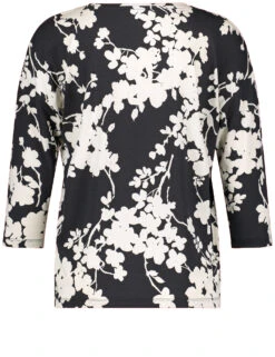 Taifun 3/4 Arm Shirt Mit Floralem Print -Feine Mode 34 arm shirt mit floralem print 03