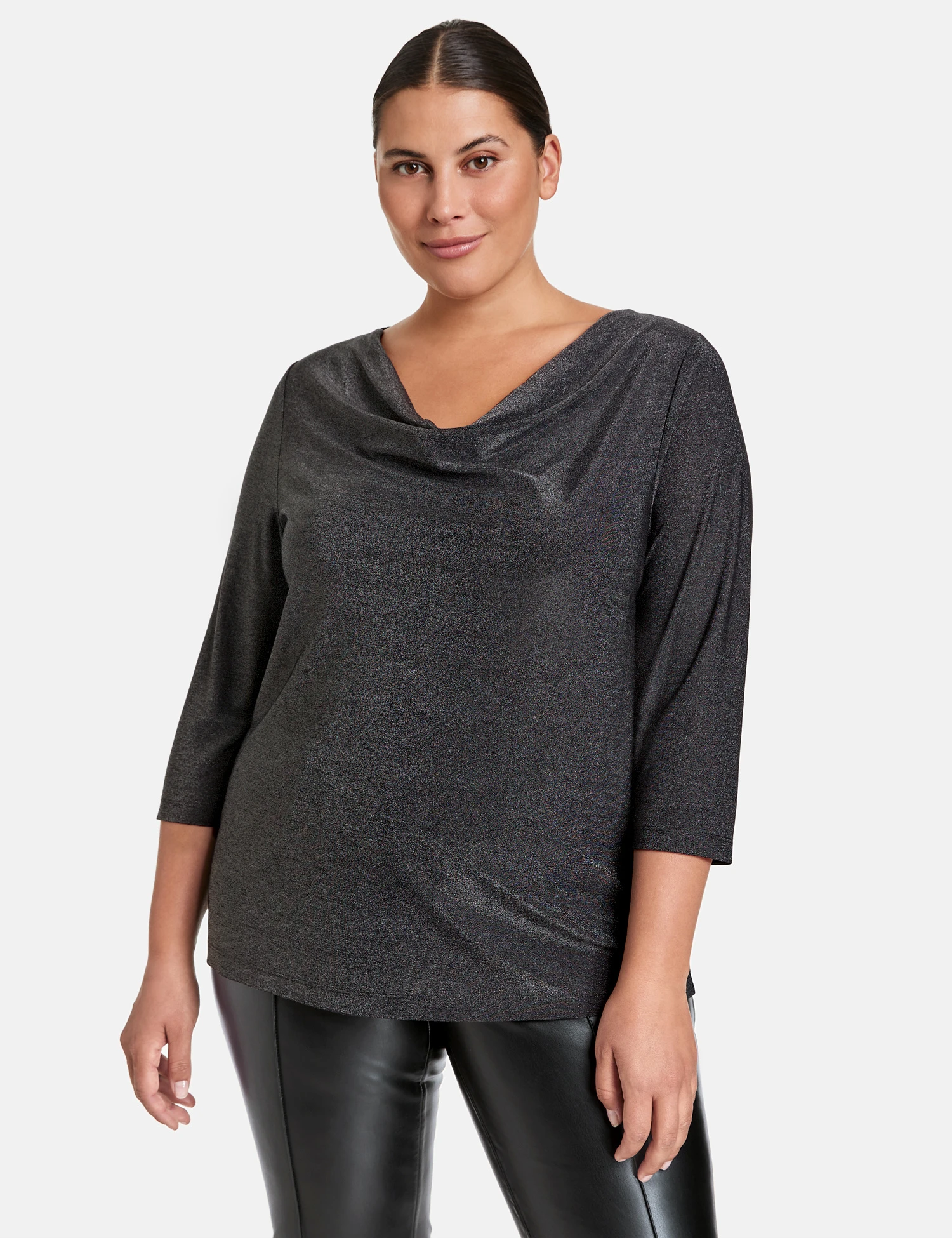 3/4 Arm Shirt Mit Glanzeffekt 9 3/4 Arm Shirt Mit Glanzeffekt - Image 7