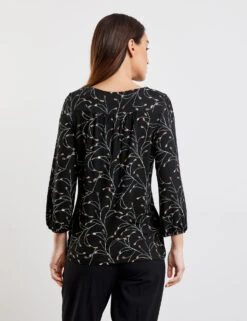 Taifun 3/4 Arm Shirt Mit Print -Feine Mode 34 arm shirt mit print 104