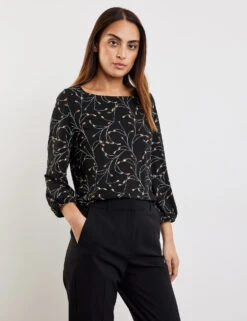 Taifun 3/4 Arm Shirt Mit Print