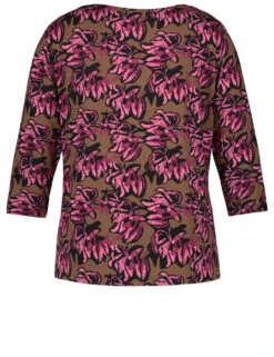 3/4 Arm Shirt Mit Ring-Detail -Feine Mode 34 arm shirt mit ring detail 03