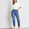 Taifun 3/4 Jeans Im Lässigen Mom Fit -Feine Mode 34 jeans im laessigen mom fit 110