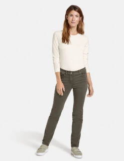 Gerry Weber 5-Pocket Hose Best4me Slim Fit Organic Cotton -Feine Mode 5 pocket hose best4me slim fit organic cotton 01