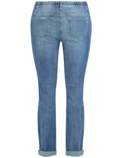 5-Pocket Jeans Betty Mit Saumaufschlag -Feine Mode 5 pocket jeans betty mit saumaufschlag 03
