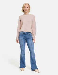 Gerry Weber 5-Pocket Jeans Flared Mit Längsbiese Und Seitenschlitzen 15 Gerry Weber 5-Pocket Jeans Flared Mit Längsbiese Und Seitenschlitzen -Feine Mode 5 pocket jeans flared mit laengsbiese und seitenschlitzen 01