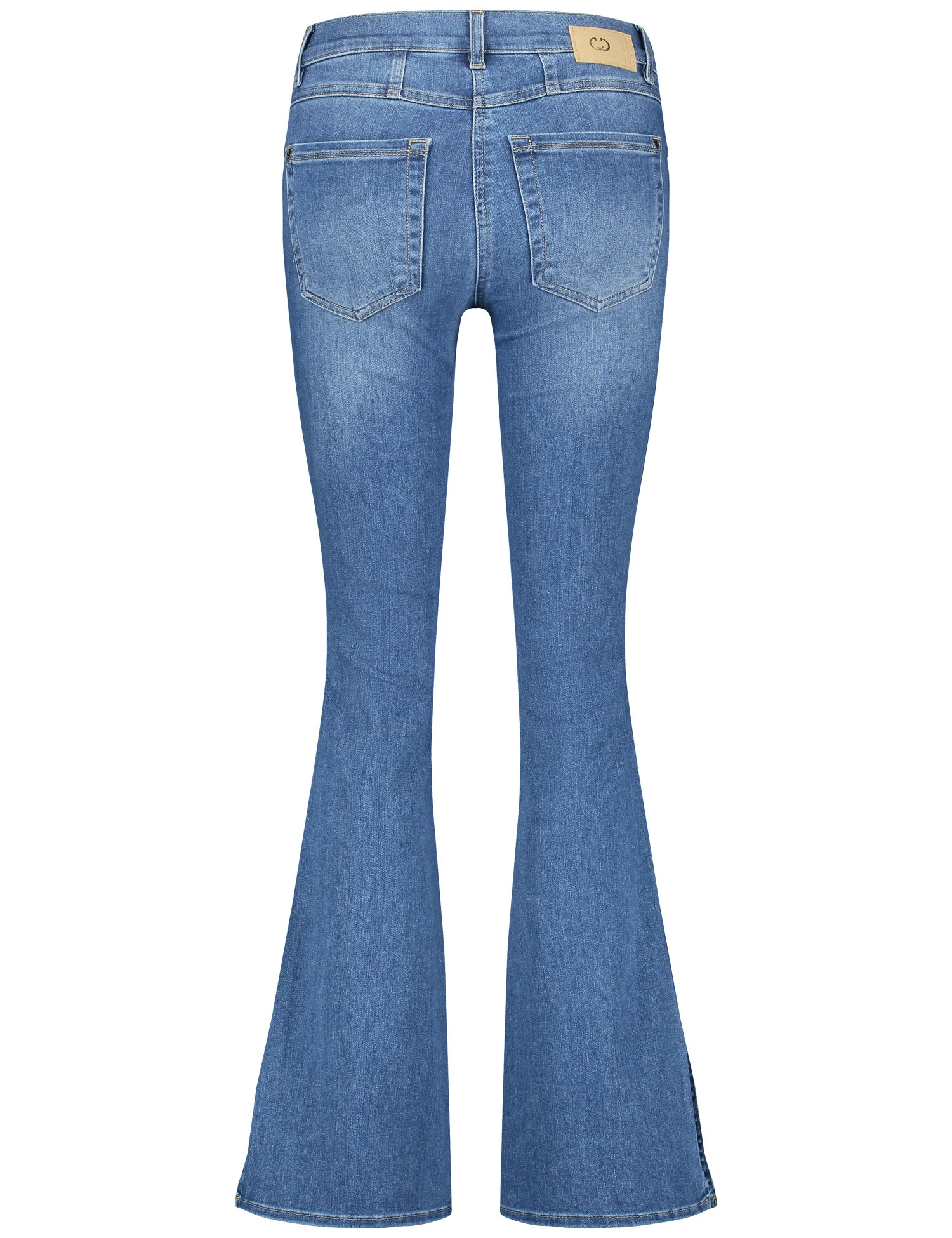 Gerry Weber 5-Pocket Jeans Flared Mit Längsbiese Und Seitenschlitzen 5 Gerry Weber 5-Pocket Jeans Flared Mit Längsbiese Und Seitenschlitzen - Image 3