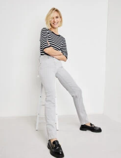 Gerry Weber 5-Pocket Jeans Straight FitKurzgröße -Feine Mode 5 pocket jeans straight fit kurzgroesse 102