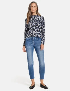 Gerry Weber 7/8 Hose BEST4ME CROPPED Mit Steinchendekor -Feine Mode 78 hose best4me cropped mit steinchendekor 01