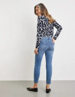 Gerry Weber 7/8 Hose BEST4ME CROPPED Mit Steinchendekor -Feine Mode 78 hose best4me cropped mit steinchendekor 104