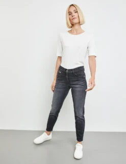 Gerry Weber 7/8 Hose BEST4ME CROPPED Mit Washed-Out Effekt