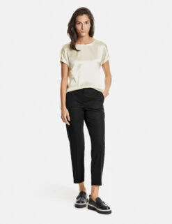 Gerry Weber 7/8 Hose Mit Bügelfalten -Feine Mode 78 hose mit buegelfalten 01