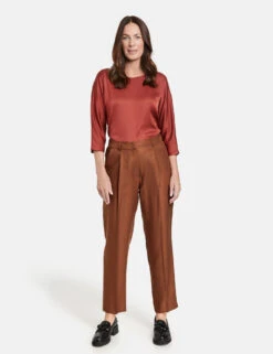 Gerry Weber 7/8 Hose Mit Rückseitigem Dehnbund -Feine Mode 78 hose mit rueckseitigem dehnbund 01