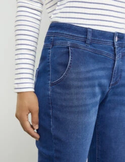 Taifun 7/8 Jeans BoyfriendTS Mit Washed-Out-Effekt -Feine Mode 78 jeans boyfriendts mit washed out effekt 100