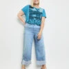 7/8 Jeans Mit Weitem Bein Carlotta -Feine Mode 78 jeans mit weitem bein carlotta 110