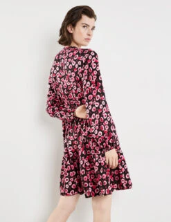 Taifun A-Linien-Kleid Mit Floral-Print -Feine Mode a linien kleid mit floral print 104
