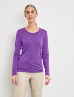 Gerry Weber Basic Langarmshirt Mit Stretchkomfort