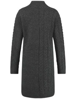 Gerry Weber Bequemes Kleid Mit Strick-Muster -Feine Mode bequemes kleid mit strick muster 03