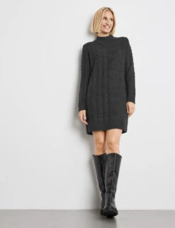 Gerry Weber Bequemes Kleid Mit Strick-Muster