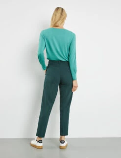 Gerry Weber Bi-elastsische Hose Citystyle Mit Bügelfalten -Feine Mode bi elastsische hose citystyle mit buegelfalten 104