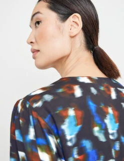 Taifun Bluse Aus Edlem Satin -Feine Mode bluse aus edlem satin 100