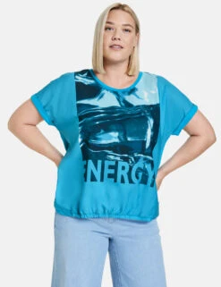 Blusenshirt Mit Frontprint 15 Blusenshirt Mit Frontprint -Feine Mode blusenshirt mit frontprint 01