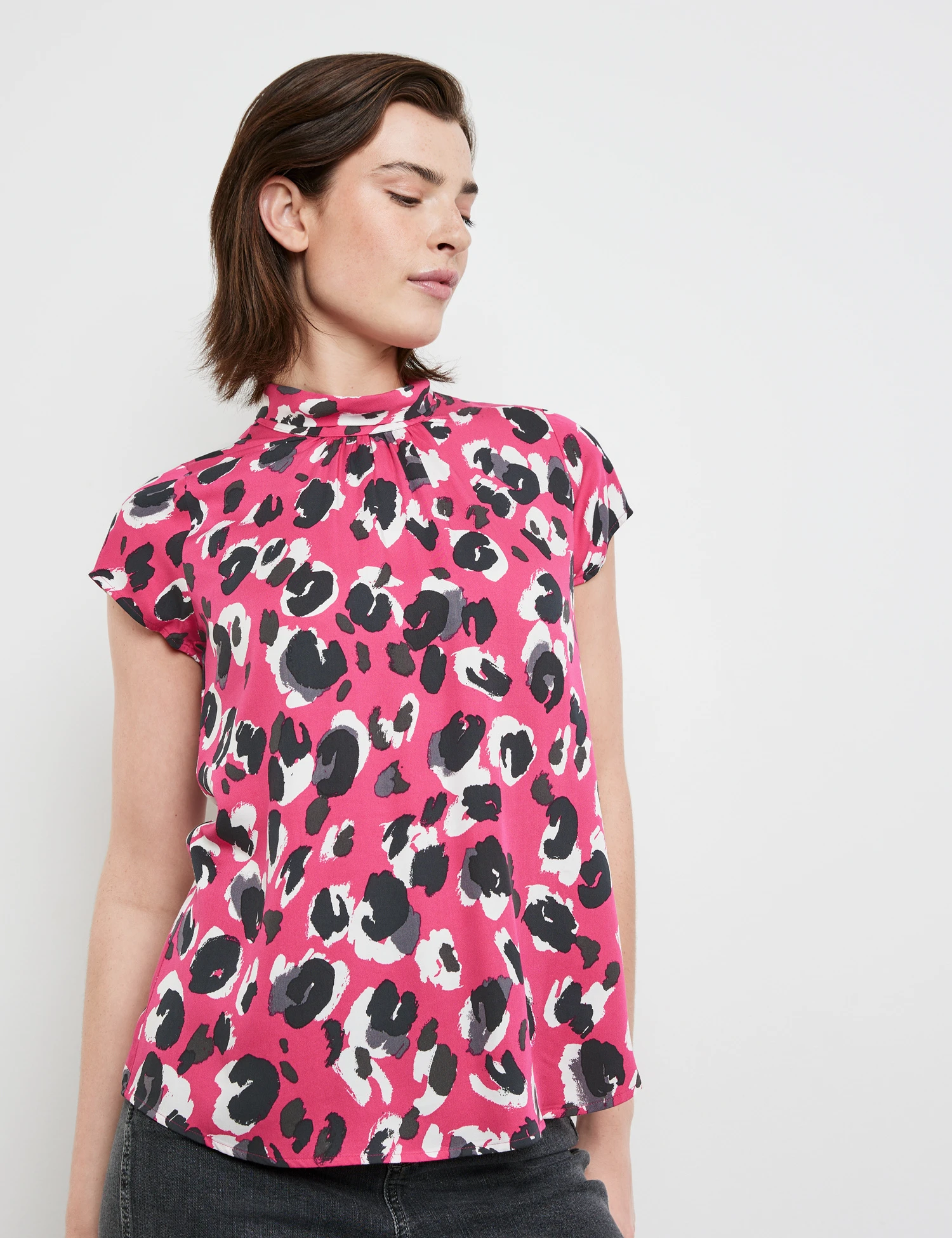 Taifun Blusenshirt Mit Leo-Dessin 3 Taifun Blusenshirt Mit Leo-Dessin