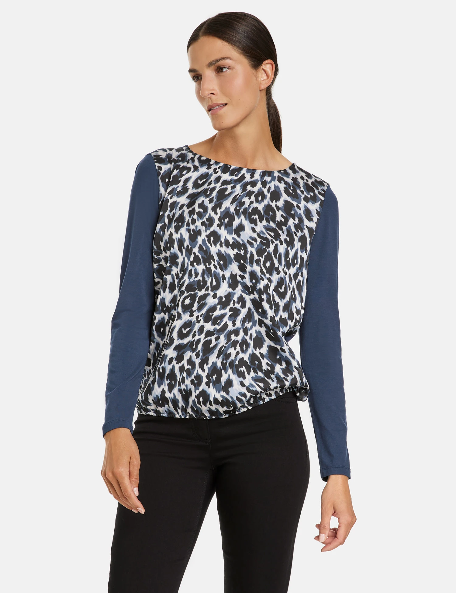 Gerry Weber Blusenshirt Mit Material-Patch Und Animal-Print 9 Gerry Weber Blusenshirt Mit Material-Patch Und Animal-Print - Image 7