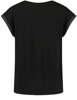 Taifun Blusenshirt Mit Satin-Front -Feine Mode blusenshirt mit satin front 03