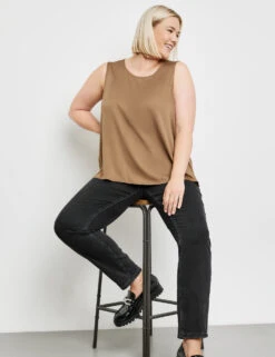 Blusentop Mit Subtilem Glanz -Feine Mode blusentop mit subtilem glanz 102