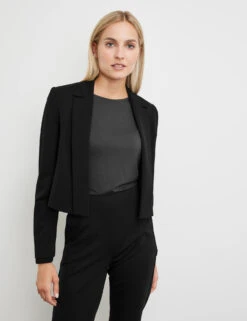 Taifun Boleroblazer Aus Feiner Stretch-Qualität
