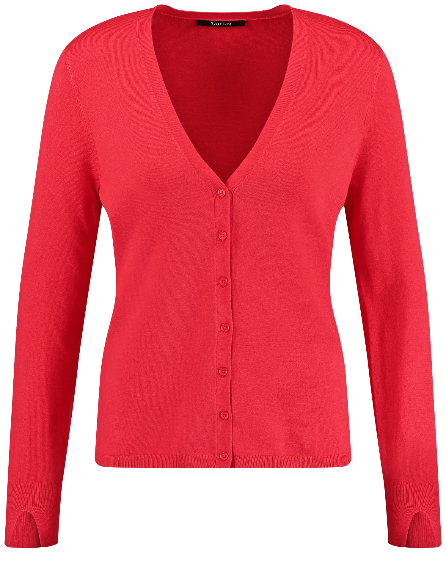 Taifun Cardigan Aus Feinstrick Mit Geschlitztem Ärmel 4 Taifun Cardigan Aus Feinstrick Mit Geschlitztem Ärmel - Image 2