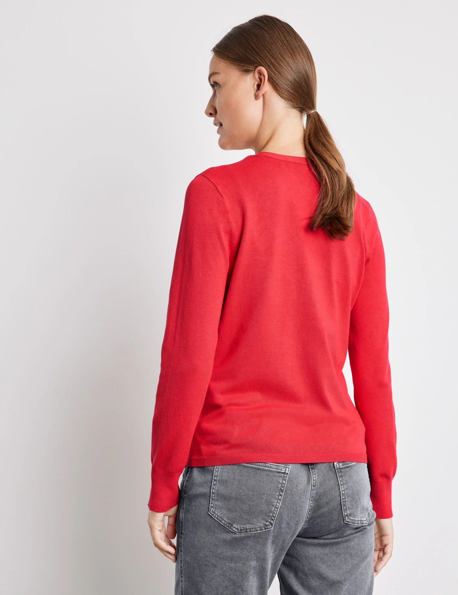 Taifun Cardigan Aus Feinstrick Mit Geschlitztem Ärmel 7 Taifun Cardigan Aus Feinstrick Mit Geschlitztem Ärmel - Image 5