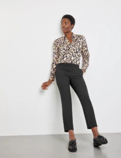 Gerry Weber Chino Citystyle Mit Rückseitigem Dehnbund -Feine Mode chino citystyle mit rueckseitigem dehnbund 102