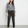 Gerry Weber Elegante Stretchhose Mit Längsbiesen -Feine Mode elegante stretchhose mit laengsbiesen 110