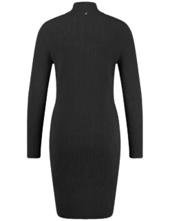 Gerry Weber Elegantes Strickkleid Aus Rippstrick -Feine Mode elegantes strickkleid aus rippstrick 03